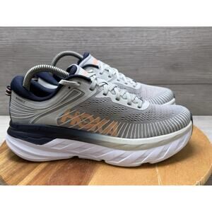 Hoka One One Bondi 7 Women's Size 8 Running Shoes Lunar Rock